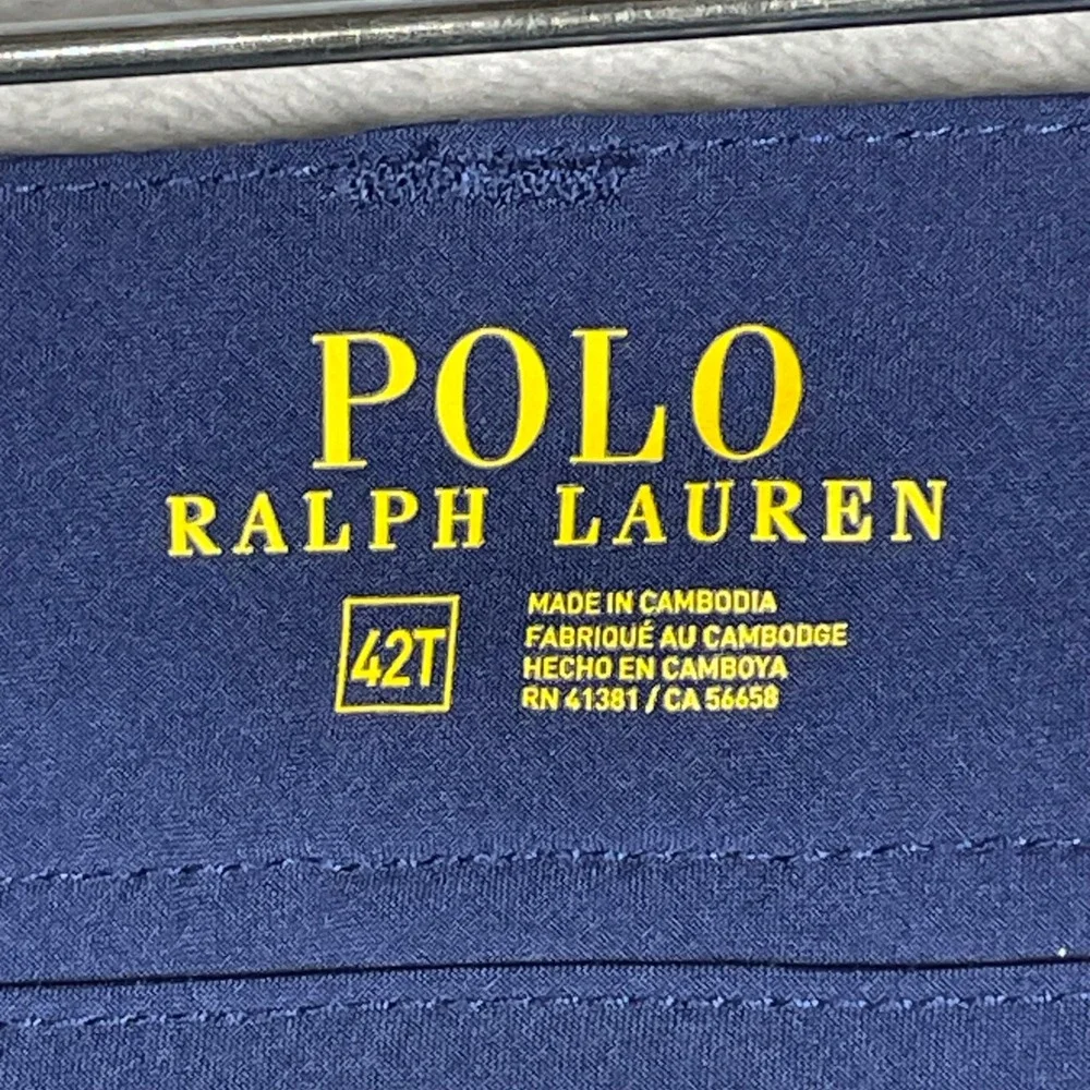 Polo Ralph Lauren Mens Navy Blue Performance Golf Shorts 42T Stretch Pony NWOT